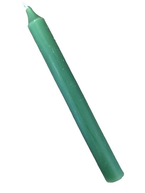 Bougies Goloka Teintées Masse Vertes 13cm chez Arabesk
