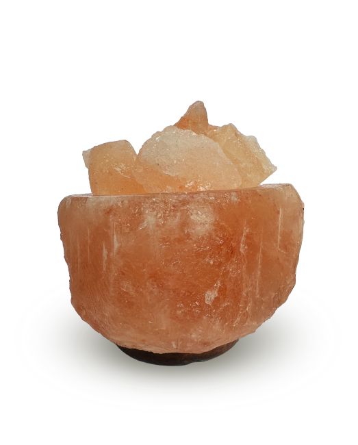 Lampe de Sel Himalaya - Bol avec blocs chez Arabesk