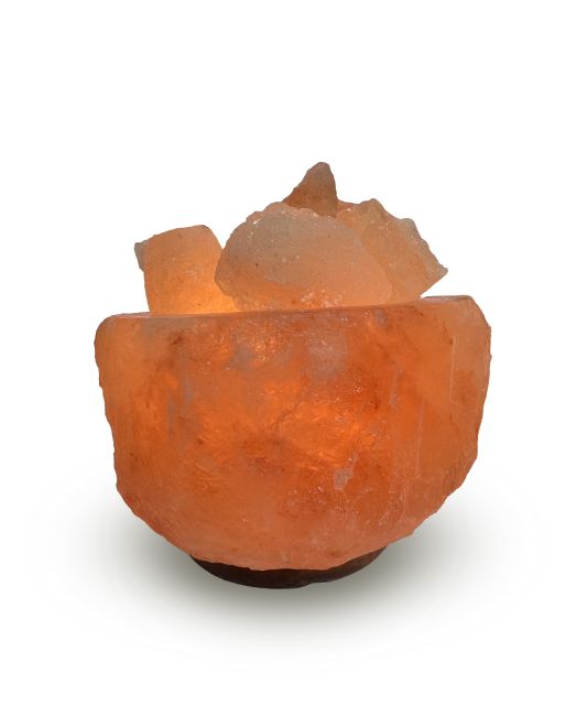 Lampe de Sel Himalaya - Bol avec blocs chez Arabesk|cz