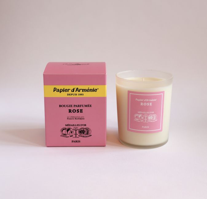 Bougie Papier d'Armenie à la Rose chez Arabesk