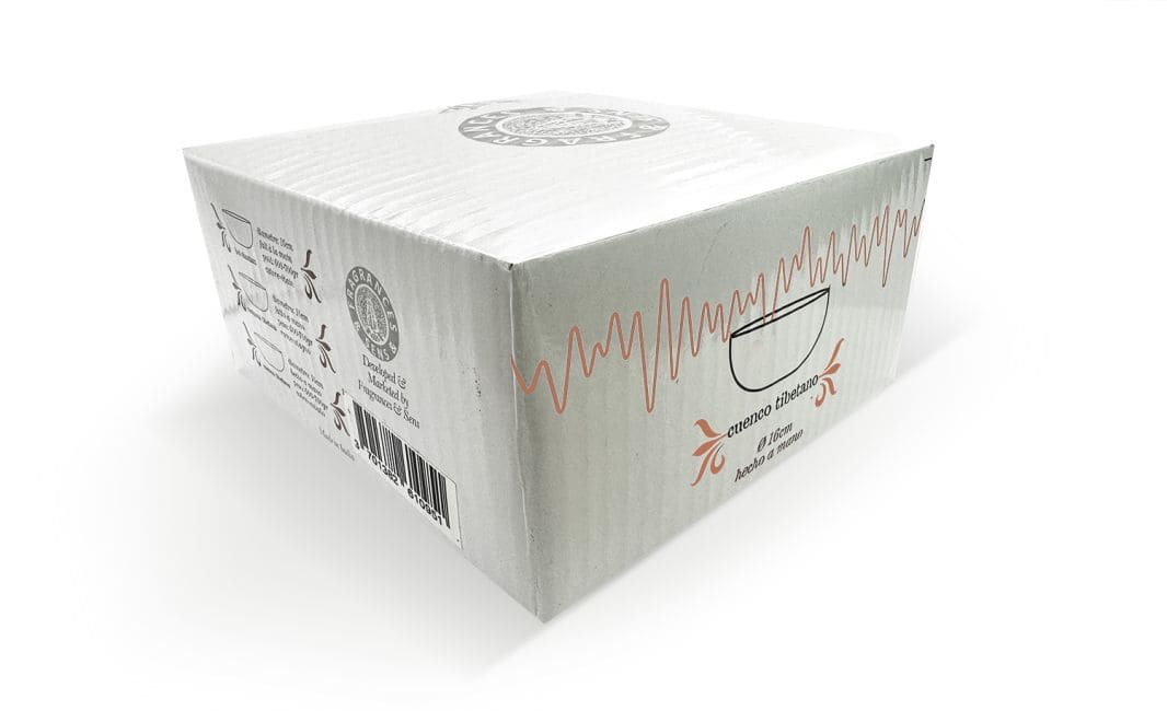 Bol chantant tibétain doré sans maillet 16cm chez Arabesk|cz