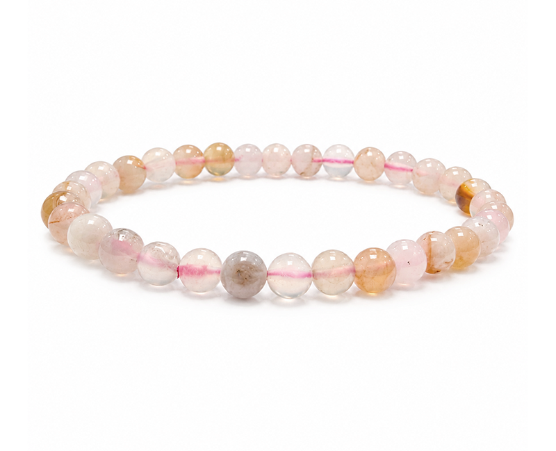 Bracelet Agate Fleur de Cerisier A perles 6mm chez Arabesk|cz