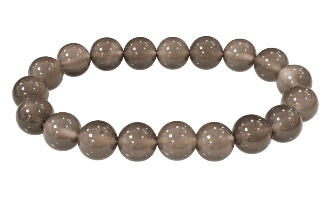 Bracelet Agate Grise A perles 10mm chez Arabesk
