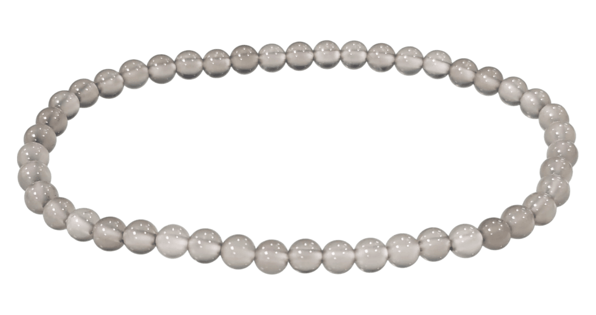 Bracelet Agate Grise A perles 4mm chez Arabesk
