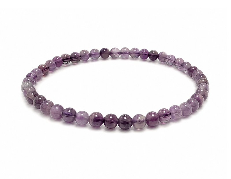 Bracelet Améthyste A perles 4-5mm chez Arabesk