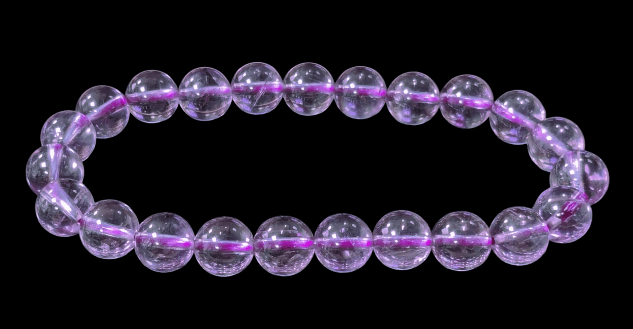 Bracelet Améthyste AAA perles 8mm chez Arabesk|cz