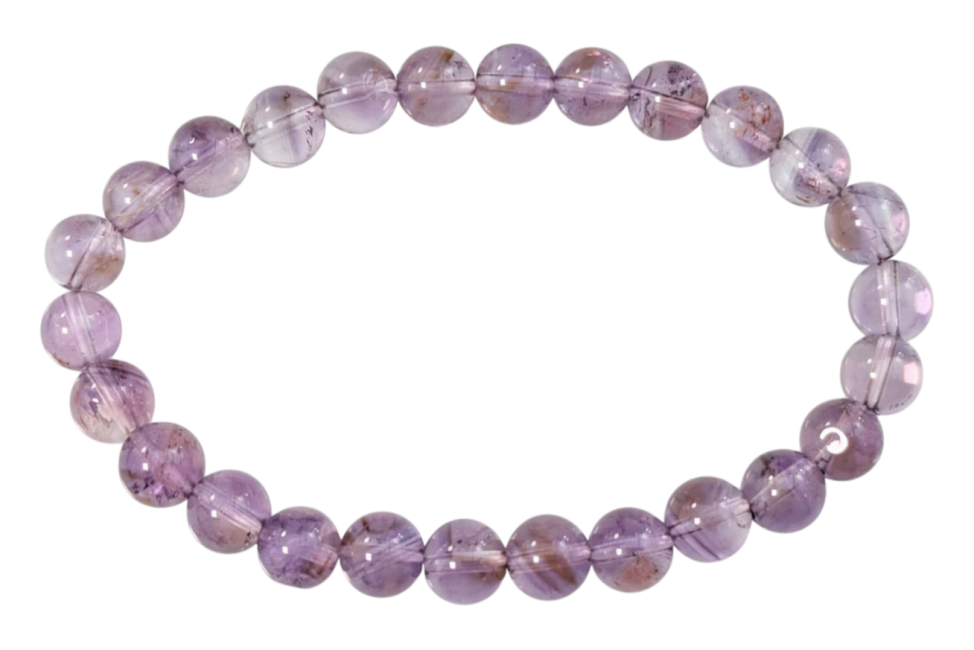 Bracelet Amétrine Bolivie AAA perles 7-8mm chez Arabesk