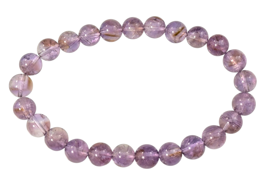 Bracelet Amétrine Bolivie AAA perles 8-9mm chez Arabesk