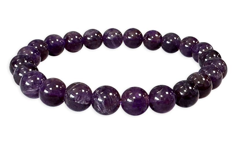 Bracelet Améthyste Uruguay A perles 7.5-8.5mm chez Arabesk