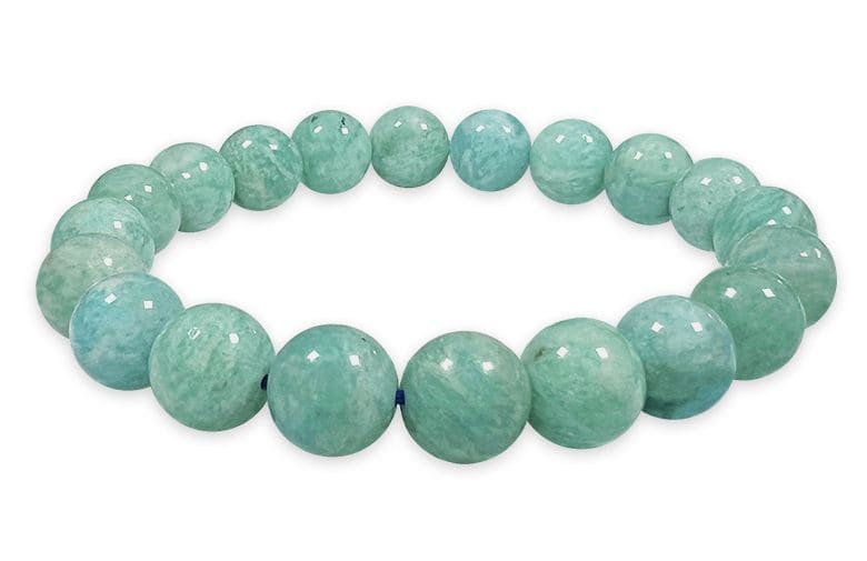 Bracelet Amazonite Pérou A perles 10mm chez Arabesk