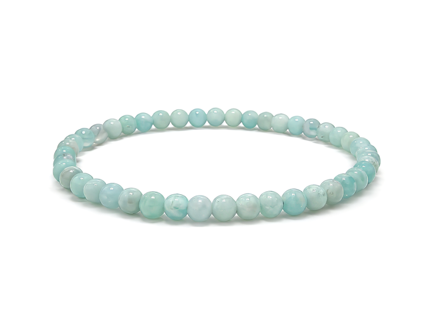Bracelet Amazonite Pérou A perles 4-5mm chez Arabesk