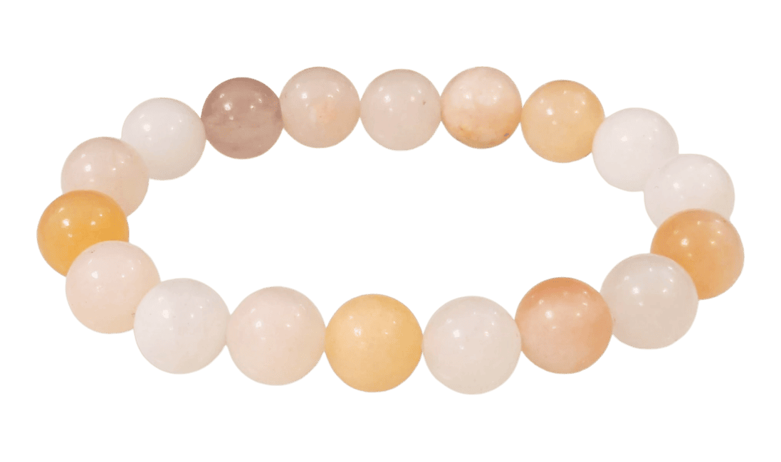 Bracelet Aventurine Pêche A perles 10mm chez Arabesk