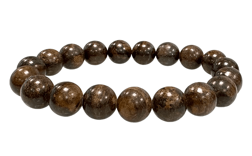 Bracelet Bronzite AB Perles 10 mm chez Arabesk|cz