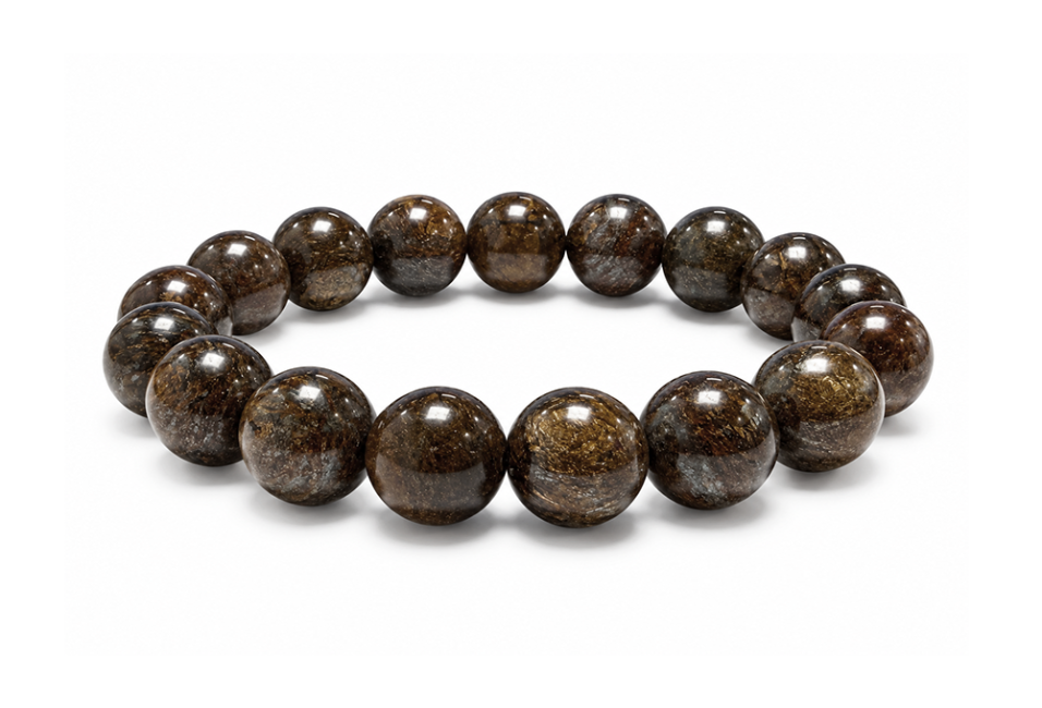 Bracelet Bronzite AB Perles 10 mm chez Arabesk
