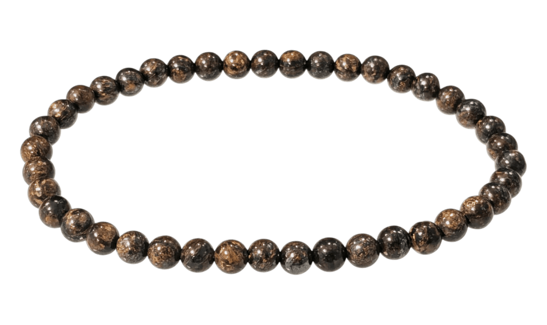Bracelet Bronzite perles 4mm chez Arabesk