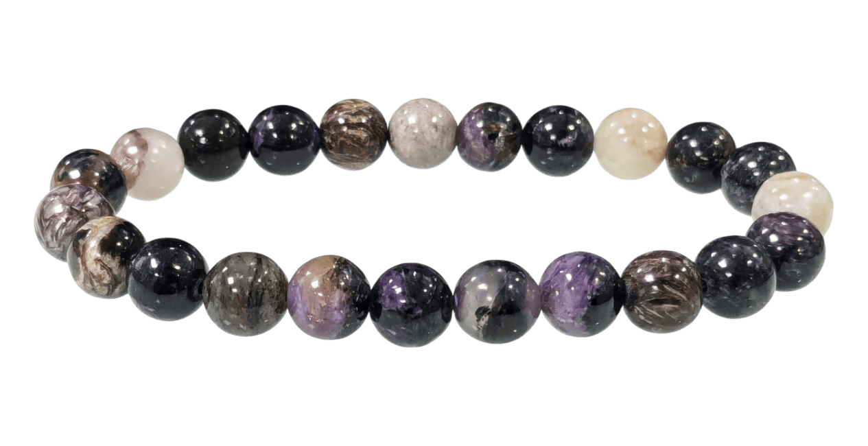Bracelet Charoïte A perles 8.5-9.5mm chez Arabesk