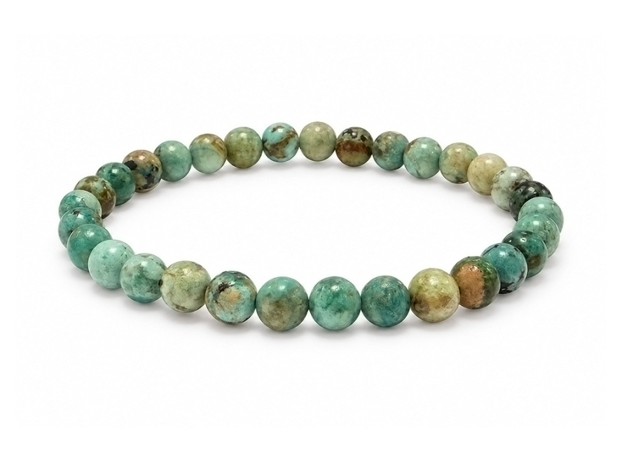 Bracelet Chrysocolle A Perles 6-7 mm chez Arabesk