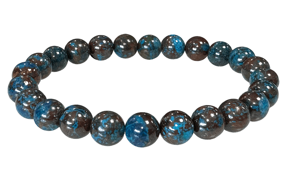 Bracelet Chrysocolle Turquie AAA perles 7mm chez Arabesk