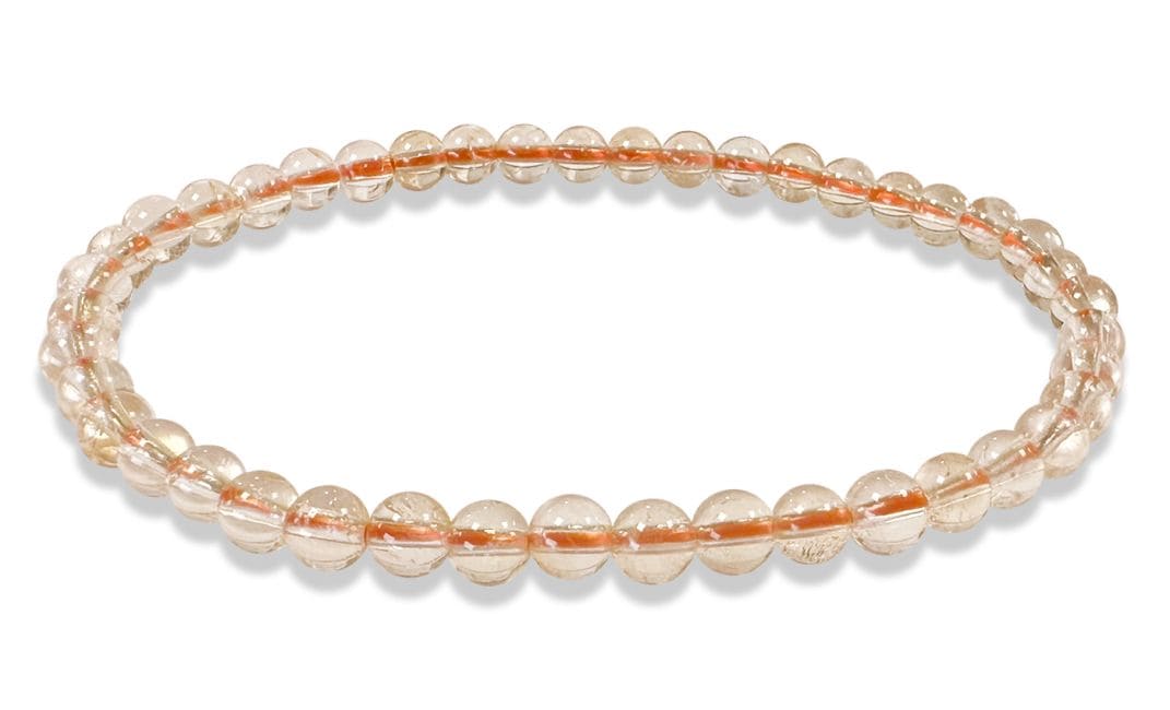 Bracelet en Citrine Naturelle A perles 4mm chez Arabesk