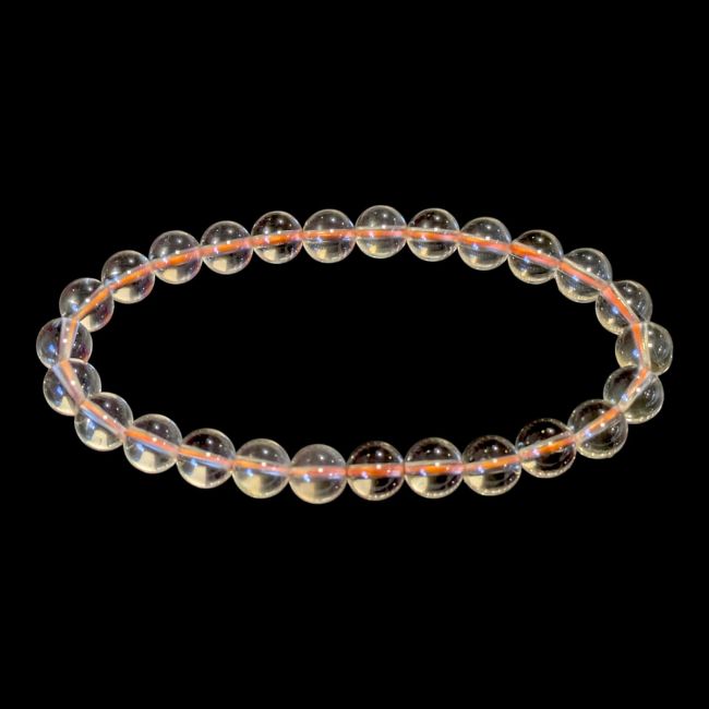 Bracelet Citrine naturelle AAA perles 7mm chez Arabesk|cz