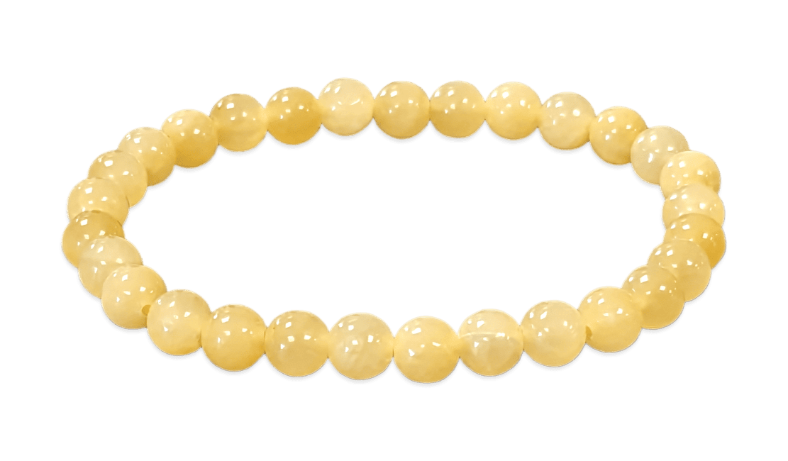 Bracelet Calcite Orange A+ perles 6mm chez Arabesk