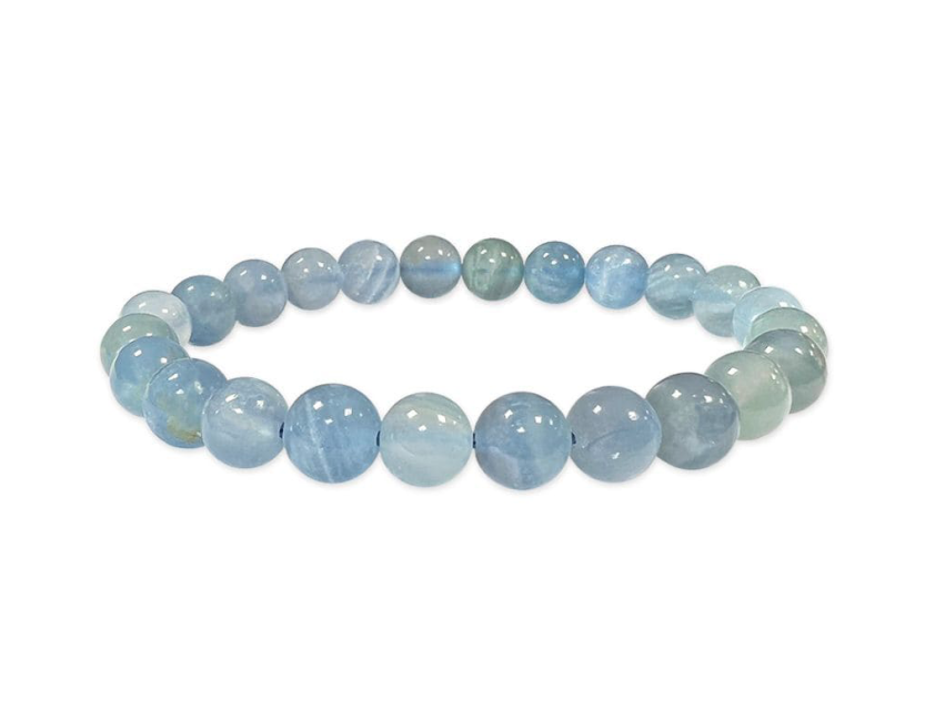 Bracelet Calcite Bleue AAA Perles 8 mm chez Arabesk|cz