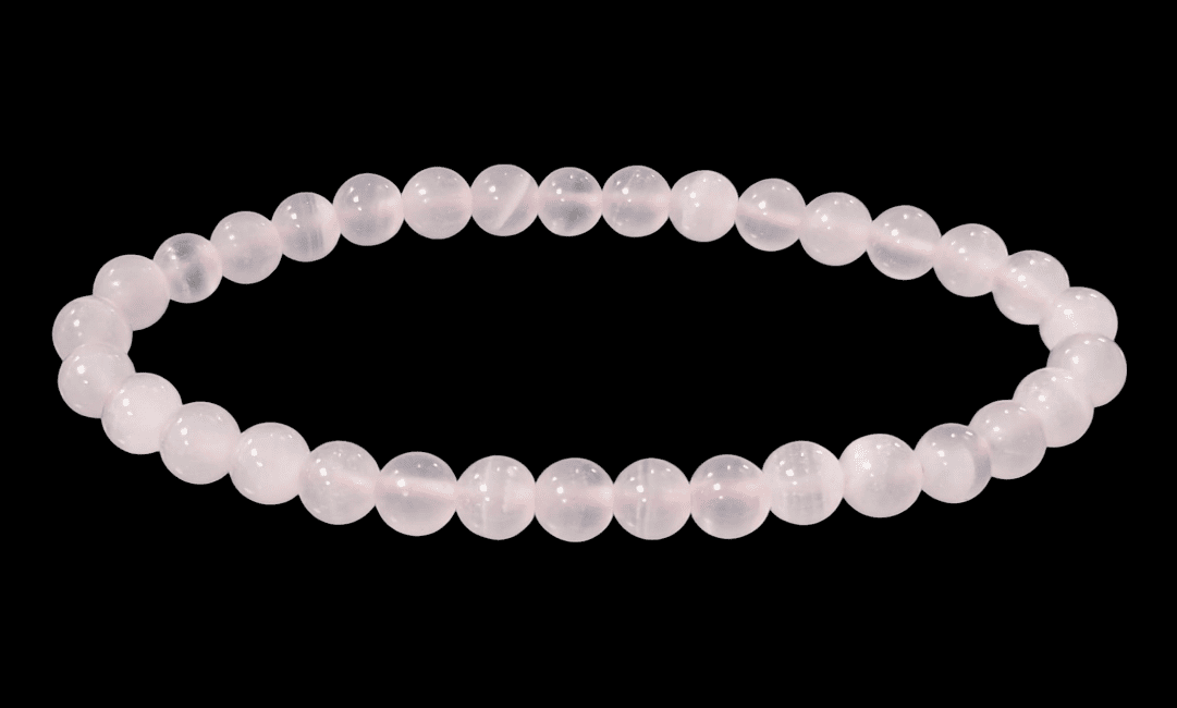 Bracelet Calcite Rose AA perles 6mm chez Arabesk|cz