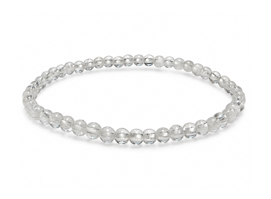 Bracelet Cristal de Roche Crack A perles 4mm chez Arabesk