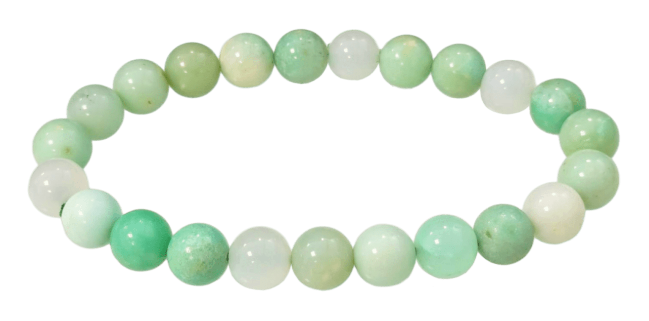 Bracelet Chrysoprase AA+ perles 8-8.5mm chez Arabesk