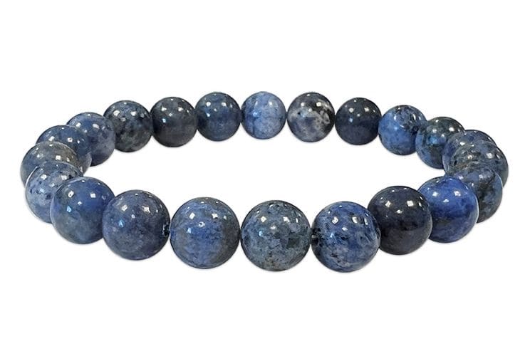 Bracelet Dumortierite A perles 8.5mm chez Arabesk