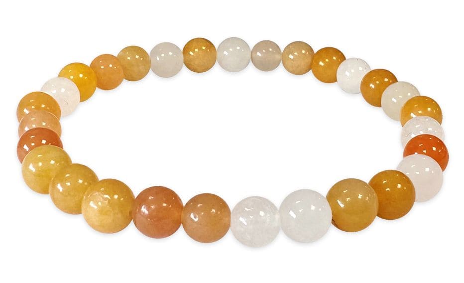 Bracelet Jade multicolore perles 6mm chez Arabesk
