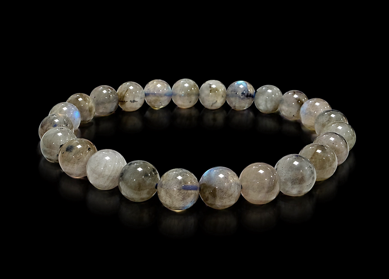 Bracelet Labradorite AA perles 8-9mm chez Arabesk|cz