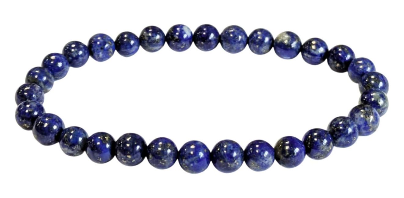 Bracelet Lapis Lazuli A perles 6-7mm chez Arabesk|cz