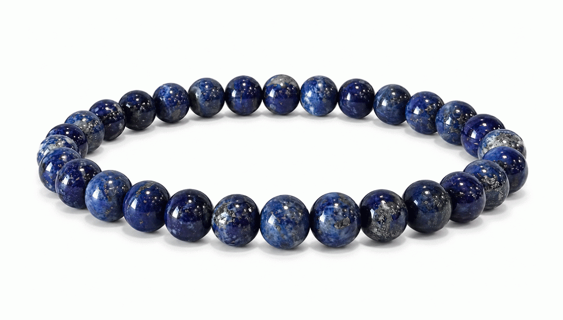 Náramek Lapis Lazuli s korálky 6-7mm chez Arabesk|cz