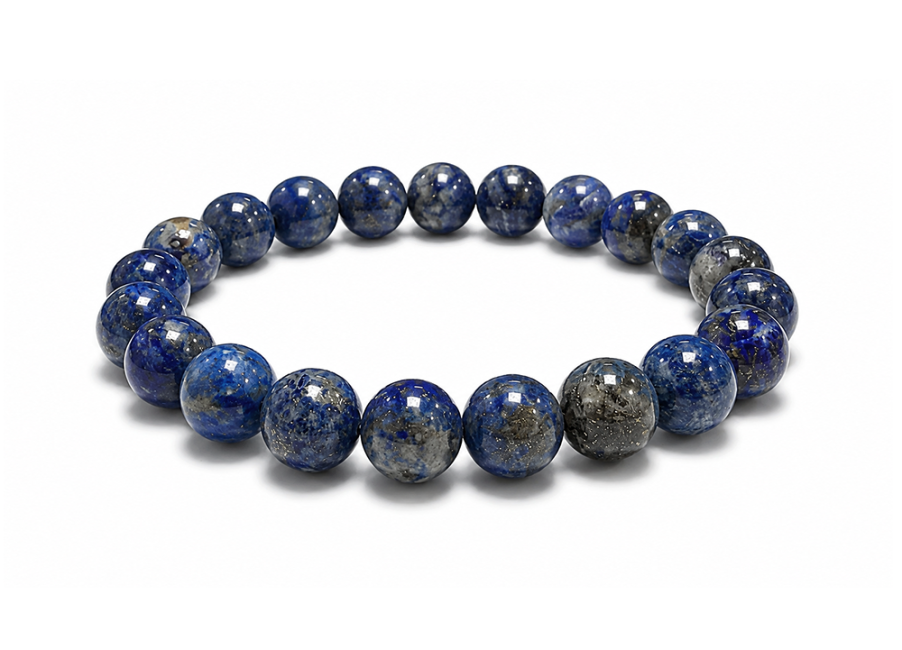 Náramek Lapis Lazuli A s korálky 8-9 mm chez Arabesk