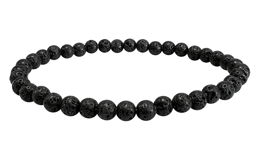 Bracelet Pierre de Lave AB perles 4-5mm chez Arabesk
