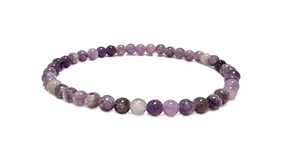 Bracelet Lépidolite A Perles 4-5mm chez Arabesk