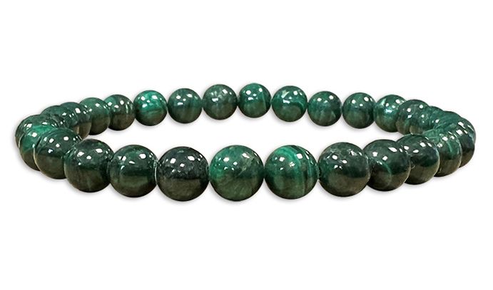 Bracelet Malachite A perles 6.5-7.5mm chez Arabesk