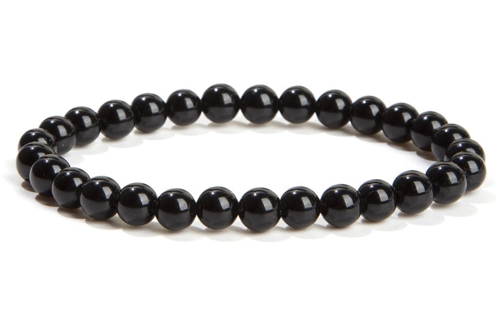Bracelet Obsidienne Noire Perles 6mm chez Arabesk