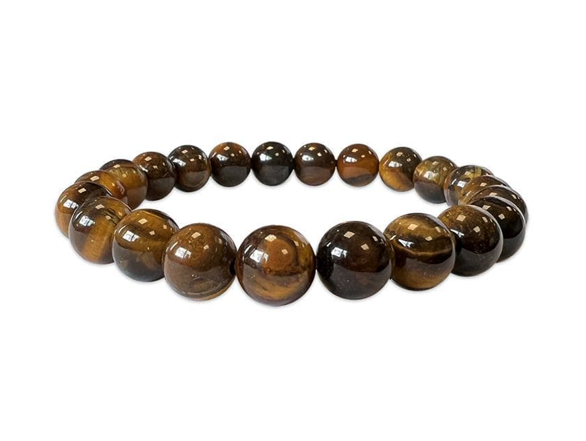 Bracelet en Oeil de Tigre AB Perles 8 mm chez Arabesk|cz