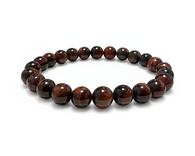 Bracelet Oeil de Taureau A Perles 8 mm chez Arabesk