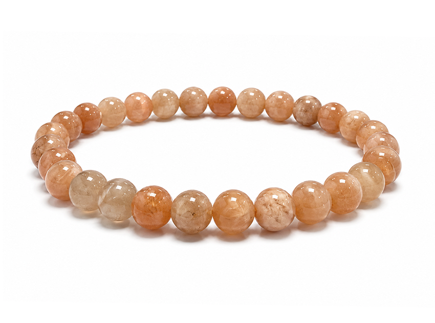 Bracelet Pierre de Soleil AB Perles 6mm chez Arabesk