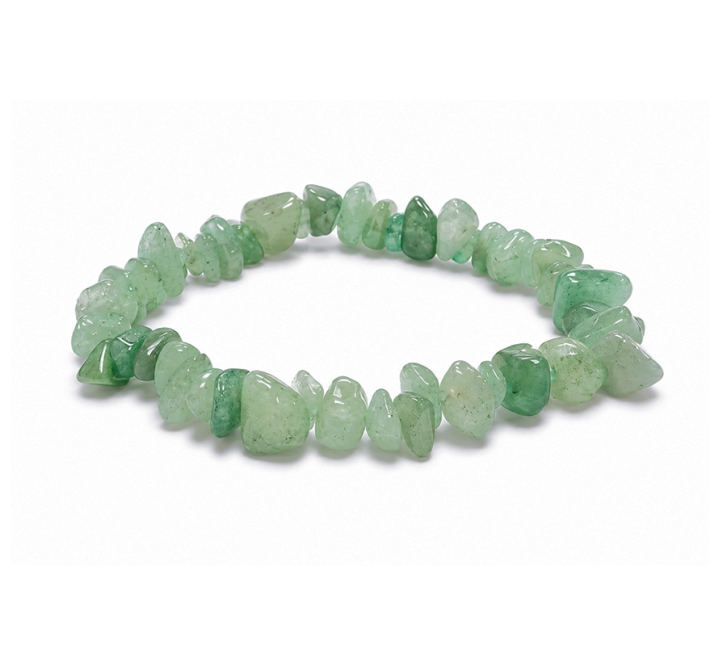 Bracelet Chips Aventurine Verte A 5-8mm chez Arabesk