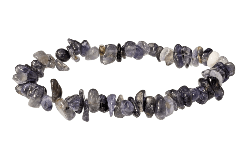 Bracelet Chips en Cordiérite Iolite A 5-8mm chez Arabesk|cz