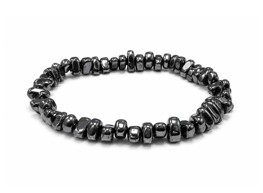 Bracelet Chips Hématite A 5-8mm chez Arabesk
