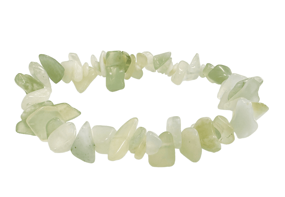Bracelet chips Jade de Chine A 5-8mm chez Arabesk