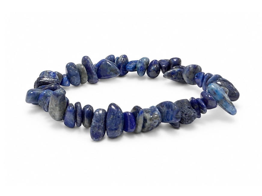 Bracelet Chips Lapis Lazuli A 5-8mm chez Arabesk