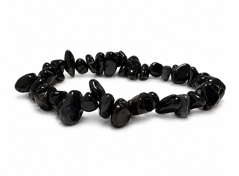 Bracelet chips Onyx A 5-8mm chez Arabesk