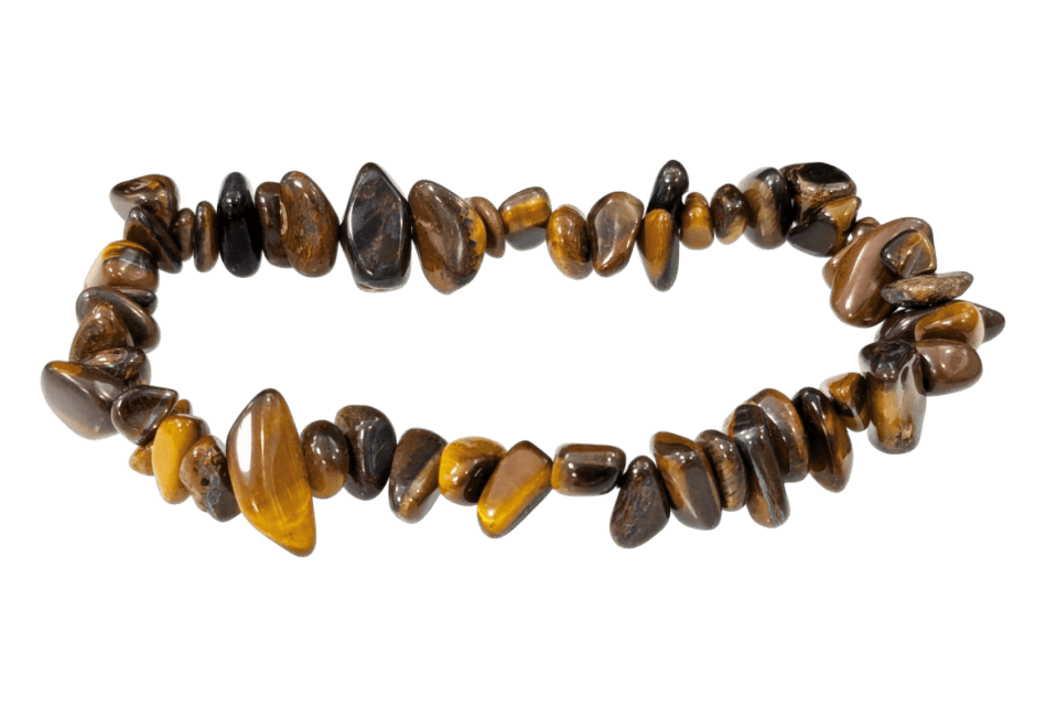 Bracelet oeil de tigre A chips 5-8 cm 18cm chez Arabesk