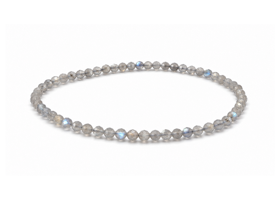Bracelet en Labradorite Facettée AA – Perles 3 mm chez Arabesk